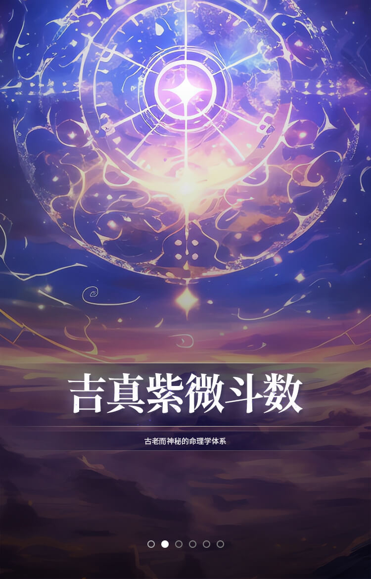 吉真紫微斗数海报